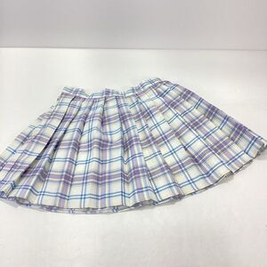 Urban Coco Pleated Plaid Mini Skort Mini Skirt S